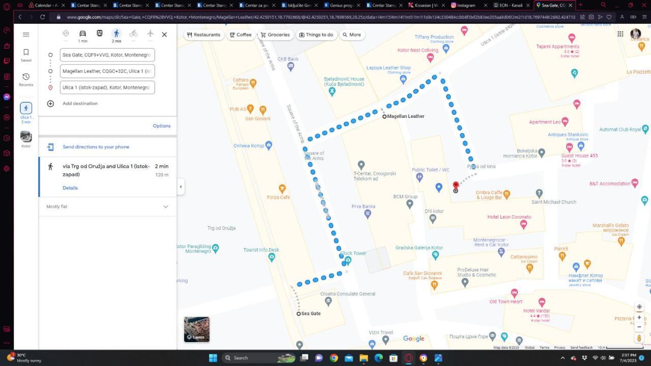 Centar Starog Grada Apartment Kotor Ngoại thất bức ảnh